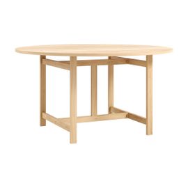Table À Manger Ronde En Bois De Chêne Naturel 140cm - Moebe