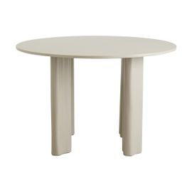 Table Ronde En Bois Beige 120x76cm Envo - Nordal