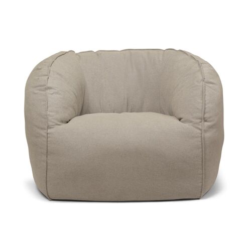 Fauteuil en re-coton naturel 106cm Nesten - Ferm Living