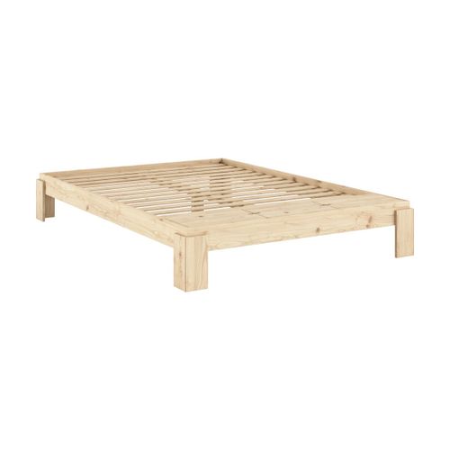 Sommier Avec Rangement En Pin Naturel 160x200cm Layers - Karup Design
