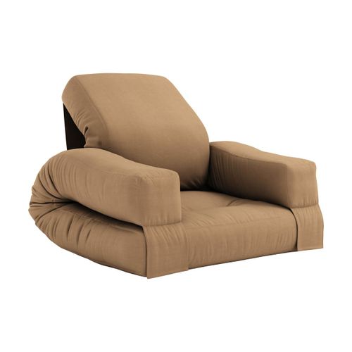 Pouf Fauteuil En Coton Mocca 65x78x40cm Mini Hippo - Karup Design