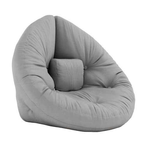Pouf Fauteuil En Coton Grey 75x80x60cm Mini Nido - Karup Design