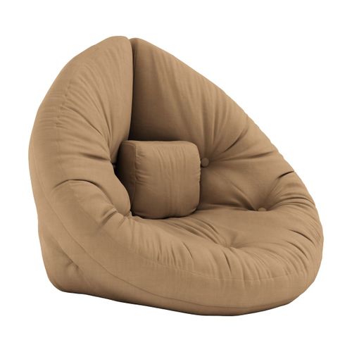 Pouf Fauteuil En Coton Mocca 75x80x60cm Mini Nido - Karup Design