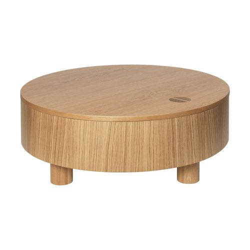 Table Basse En Chêne Naturel 80cm Olles - Ferm Living