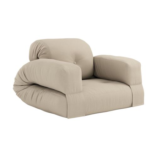Fauteuil D'extérieur En Acrylique Beige 122x90x70cm Hippo - Karup Design