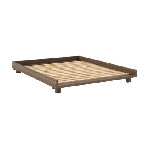 Sommier En Pin Carob Brown 160x200cm Social Bed - Karup Design