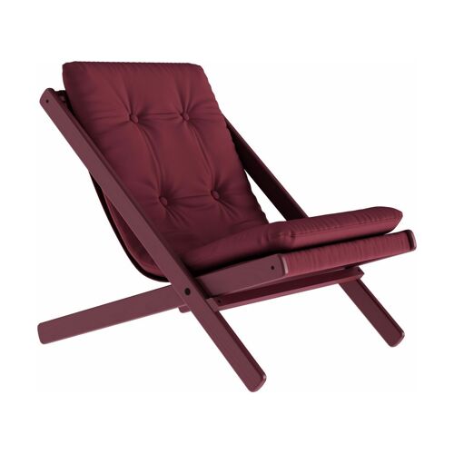 Transat De Jardin En Bois Et Coton Rouge Boogie - Karup Design