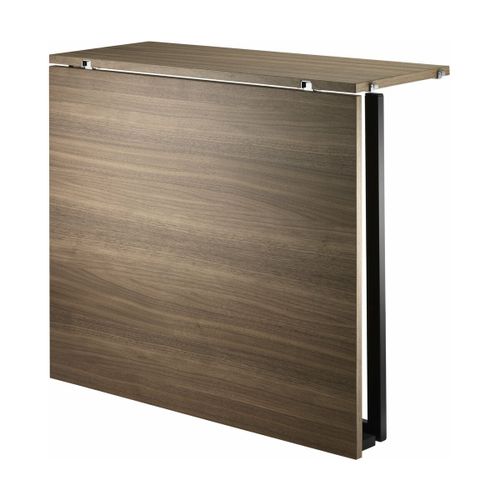 Table Pliante En Noyer Et Pieds Noirs En Acier - String Furniture