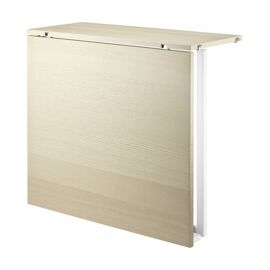 Table pliante en frêne et pieds blancs en acier - String furniture