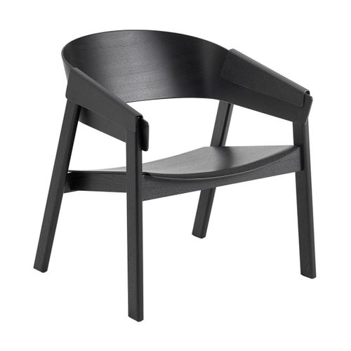 Fauteuil Lounge Noir Cover - Muuto