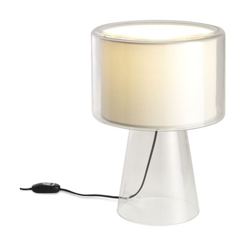 Lampe De Bureau En Verre Soufflé Beige 53cm Mercer - Marset