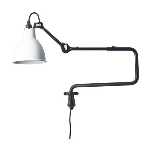 Applique Murale Noire Réflecteur Blanc Rond Gras 303 - Dcw Editions