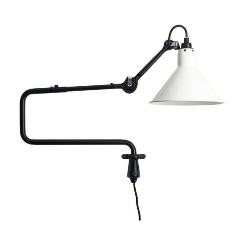 Applique Murale Noire Réflecteur Blanc Conique Gras 303 - Dcw Editions