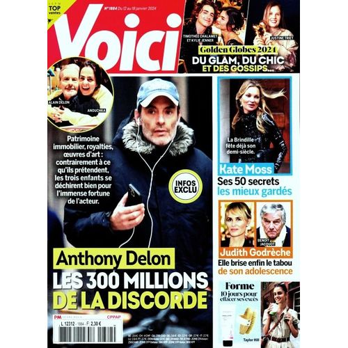 Voici 1884 2024 Anthony Delon/De Fougerolles/Elon Musk/Judith Godreche