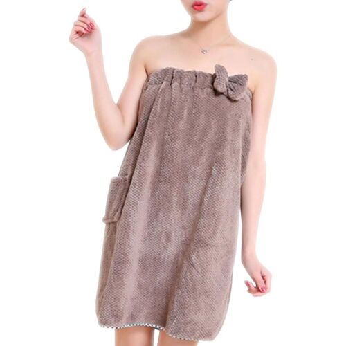 Serviette De Bain Femme Douce Drap De Bain Séchage Rapide Peignoir De Bain Serviette De Plage Confortable Sauna Piscine Gym Fitness Voyage Spa Robe De Bain Cadeau Noël.[O237]