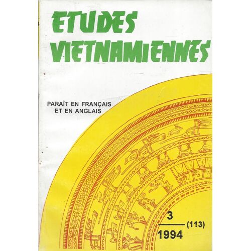 Etudes Vietnamiennes - 3 - 1994 - (113)