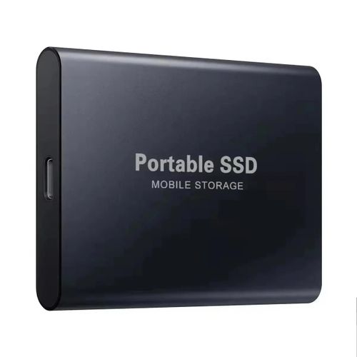 Disque dur externe Portable 1 to Mini disques durs SSD externe haute vitesse 1 to disque dur à semi-conducteurs pour ordinateur Portable/PC/IPad-Noir