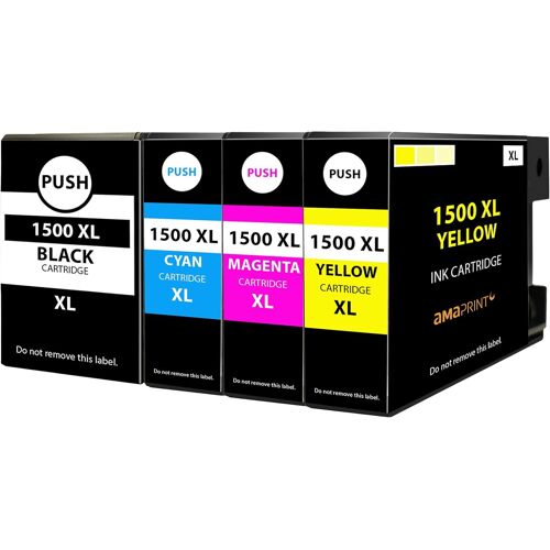 4 XL Cartouches Compatible avec Canon PGI 1500XL pour Canon Maxify MB2000 MB2050 MB2100 MB2150 MB2155 MB2300 MB2350 MB2700 MB2750 MB2755