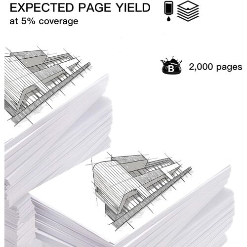 CMJAAGUR-1X 78A Ce278A Cartouches Toner Compatible Pour Imprimante Laserjet Pro M1536 Mfp M1536Dnf P1560 P1566 P1600 P1606 P1606Dn (1 Noir)[M769]