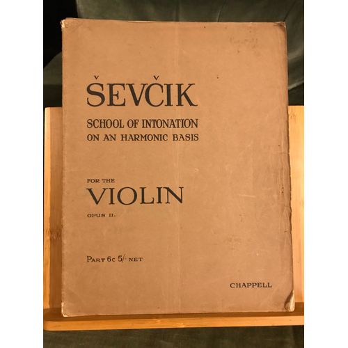 Sevcik Études Pour Violon Opus 2 Partie 6 Méthode Éditions Chappell