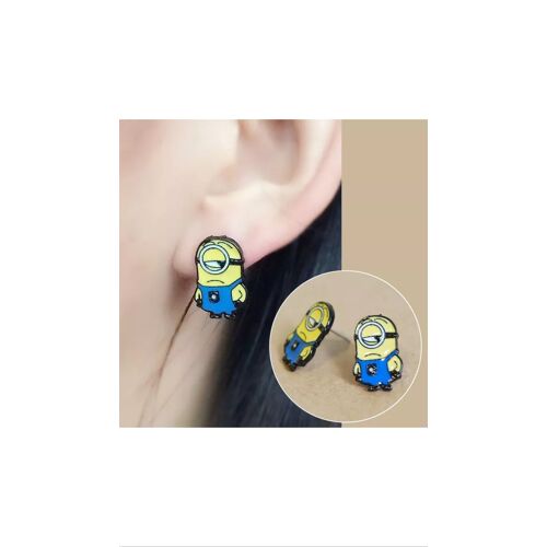 Boucles D'oreilles Thème Moi Moche Et Mechant , Minions