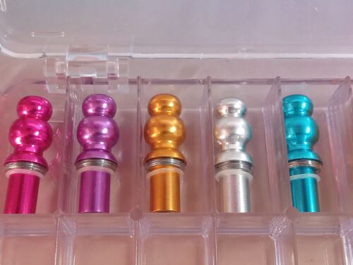DRIP TIP coloré pour customisation  "boule" genre stardust - métal coloré - 1 pièce - Coloris au choix
