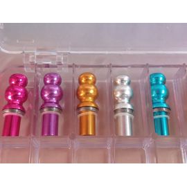 DRIP TIP coloré pour customisation  "boule" genre stardust - métal coloré - 1 pièce - Coloris au choix