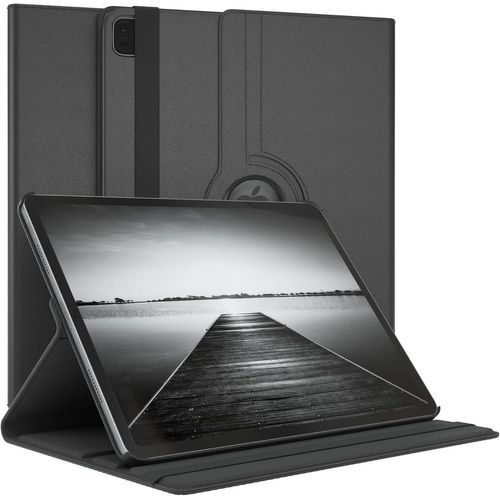 Étui De Protection Pour Tablette Ipad Air 13" M3 (2025) 13" Smart Cover Étui Rotatif À 360° Avec Fonction Support Étui En Cuir Synthétique Noir[Sel6274961]