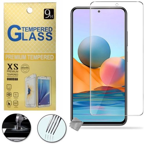 Film De Protection Vitre Verre Trempe Transparent Pour Xiaomi Redmi Note 10 Pro