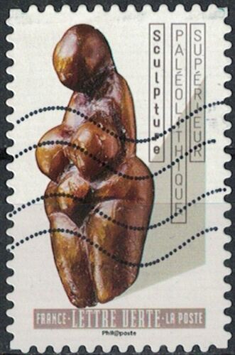 France 2019 Oblitéré Used Le Nu Dans L'art Sculpture Paléolithique Supérieur Y&t 1705