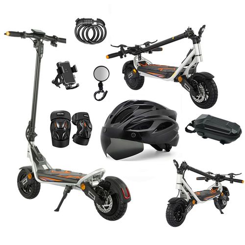 Trottinette Électrique Pliable Kukirin A1 Cadre En Fer Puissance 800w Tension 48v Vitesse Maximale 45km/H