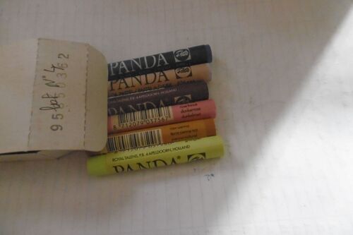 Craies Pastels A L Huile Panda Talens Lot De 6 Assorties Colis N° 4