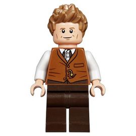 Lego Harry Potter Fantastic Beasts Les animaux fantastiques Newt Scamander - Dark Orange Vest hp165 du set 75952