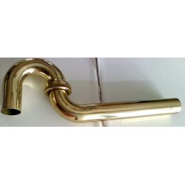 siphon lavabo en laiton longueur 29 cm diametre interieur 26 cm