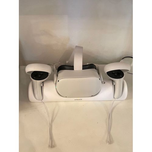 Casque Vr - Réalité Virtuelle Oculus Meta Quest 2 + Station De Chargement Anker