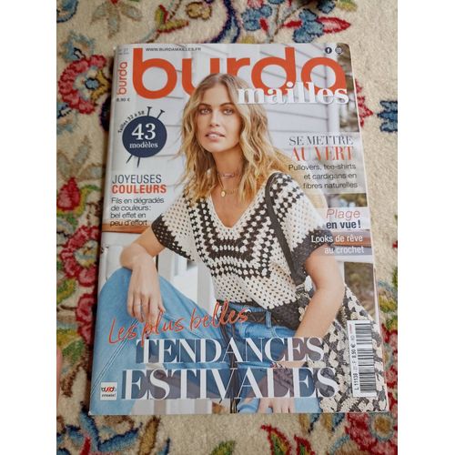 Burda Mailles N°27 Été 2024 - Les Plus Belles Tendances Estivales.