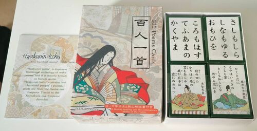 Hyakunin Isshu 100 Poem Cards Game