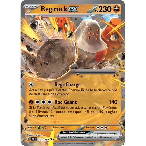 Regirock Ex - 101/182 - Rivalites Destinees