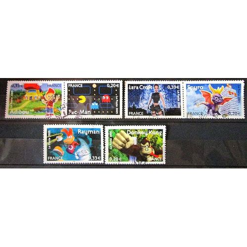 2005. F3843;F3845;F3846;F3848;F3849;F3850: Héros De Jeux Vidéo.