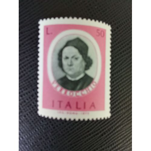 Timbre Italie Y T 1156 Andrea Del Cione Verrocchio 1973 (020709 )