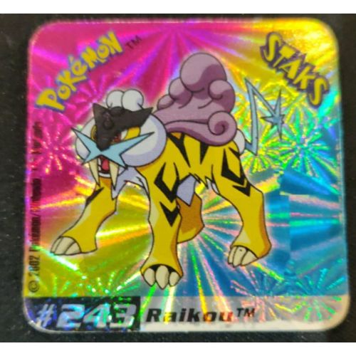 Pokemon Magnet Raikou #243