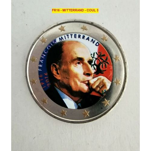 France 2016 - Francois Mitterrand - 2 Euros Commemorative - Couleur - In Farbe - Colored - Coloriert