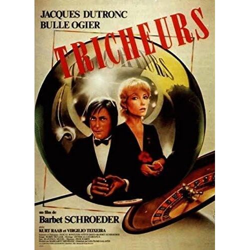 Tricheurs De Barbet Schroeder - 1984 - Jacques Dutronc - Bulle Ogier - Affiche Cinéma Originale Pliée En 2 - 39 X 52 (Castle) - -