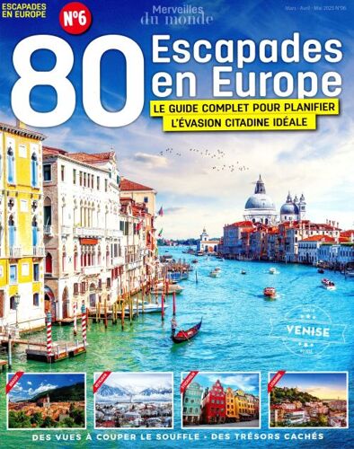Merveilles Du Monde 6 - 80 Escapades En Europe Venise/Lisbonne/Stockholm/ Reykjavik