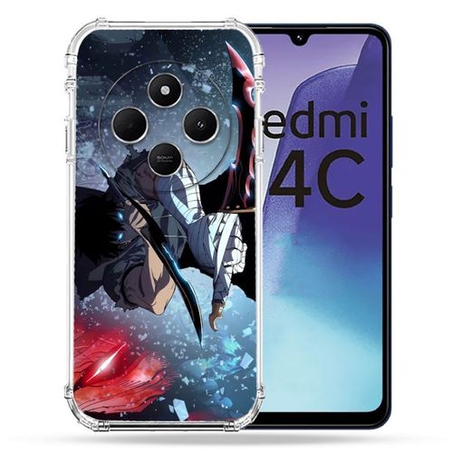 Coque Renforcée Pour Xiaomi Redmi 14c 4g Manga Solo Leveling Sung Epee