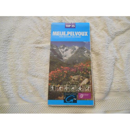 Carte Ign 3436 Et Sur Meije Pelvoux