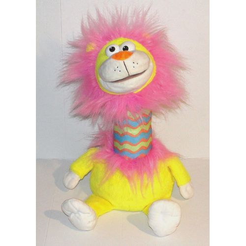 peluche lion Mimic Mees Marionnettes talk back zoo jay play 48cm