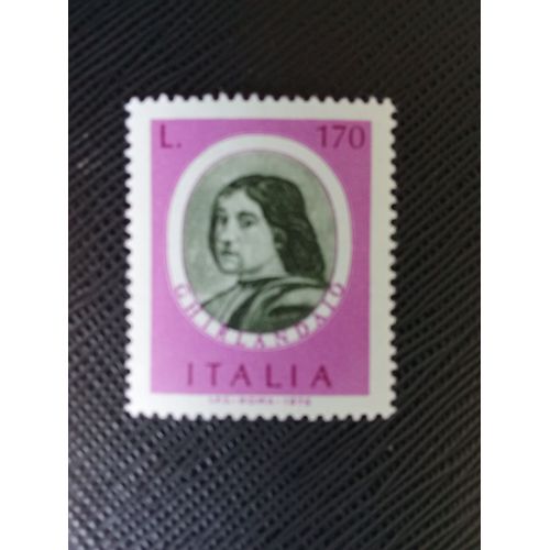 Timbre Italie Y T 1282 Peintres Domenico Ghirlandaio 1976 (020709 )