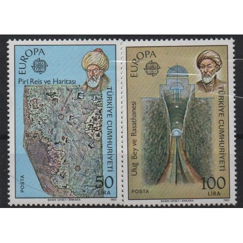 Turquie Timbres Europa 1983