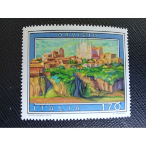 Timbre Italie Y T 1382 Orvieto Touristique 1979 (020709 )